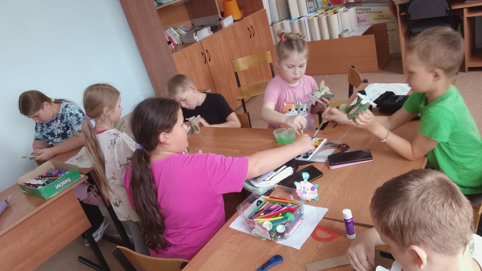 В лагере "Солнышко".