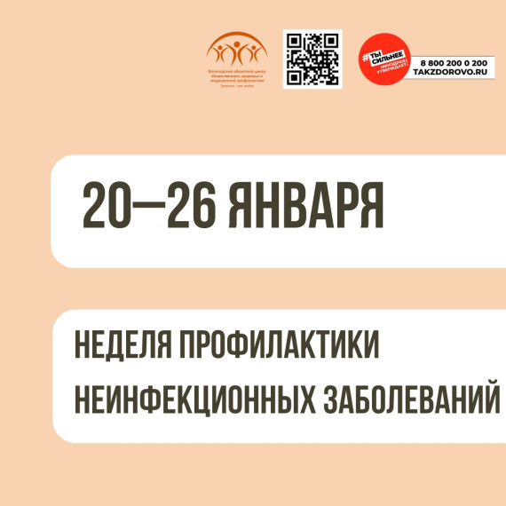Неделя профилактики неинфекционных заболеваний.